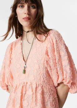 Maxikleid mit Puffärmeln