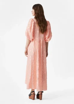 Maxikleid mit Puffärmeln