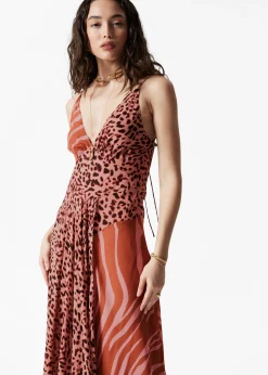 Maxikleid mit schmalen Trägern