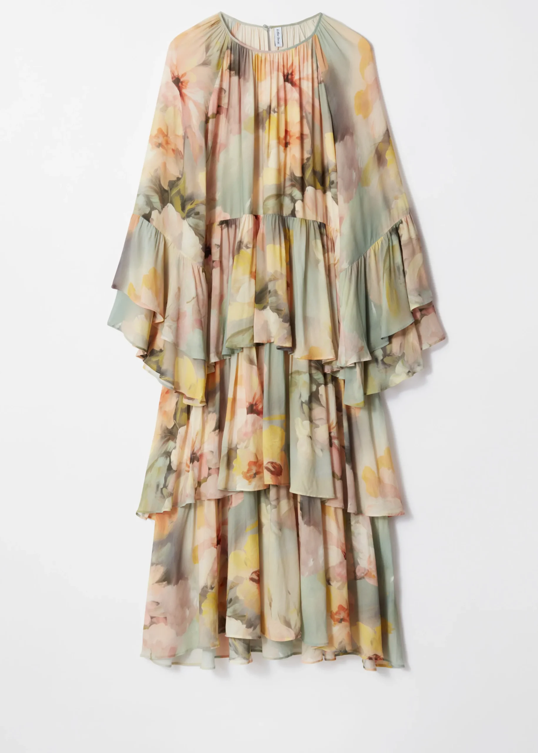 Maxikleid mit Volants