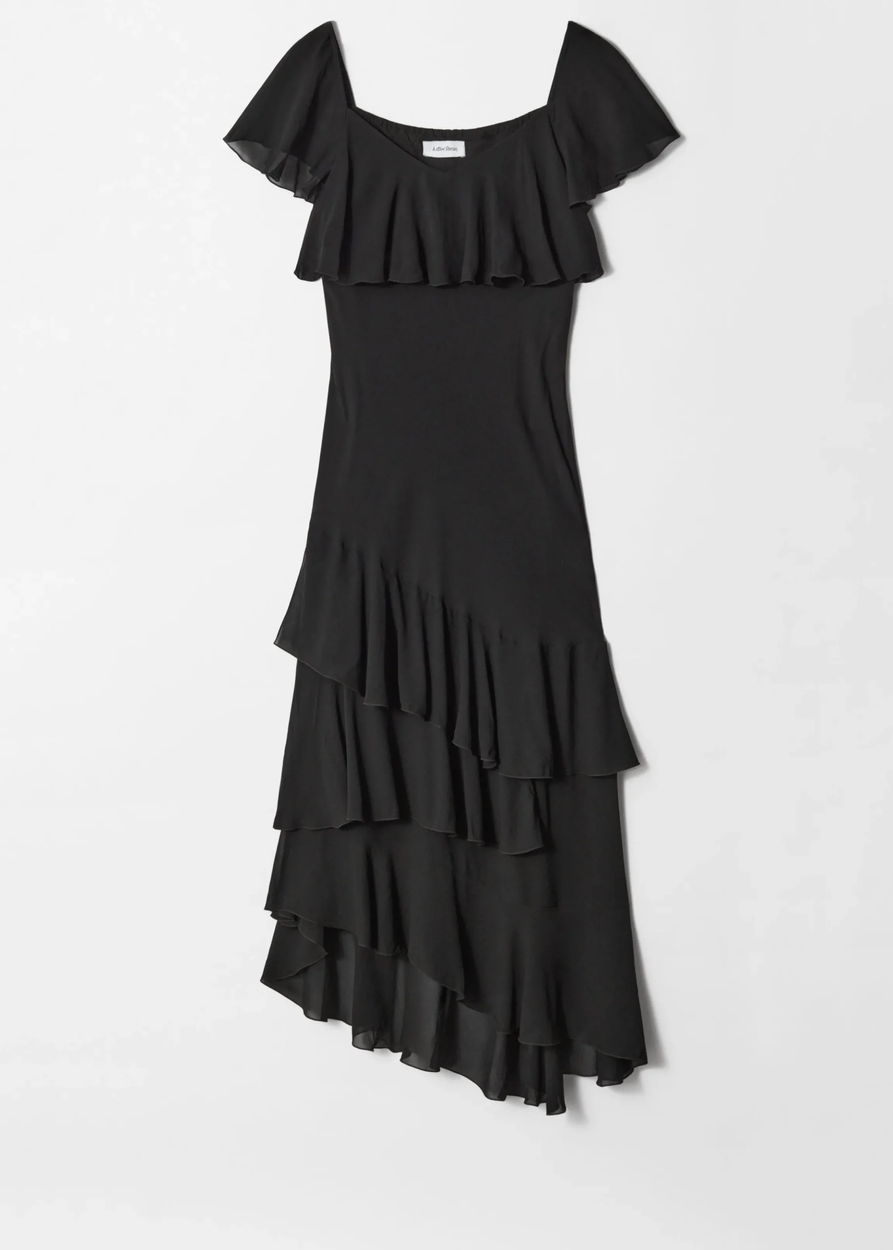 Maxikleid mit Volants