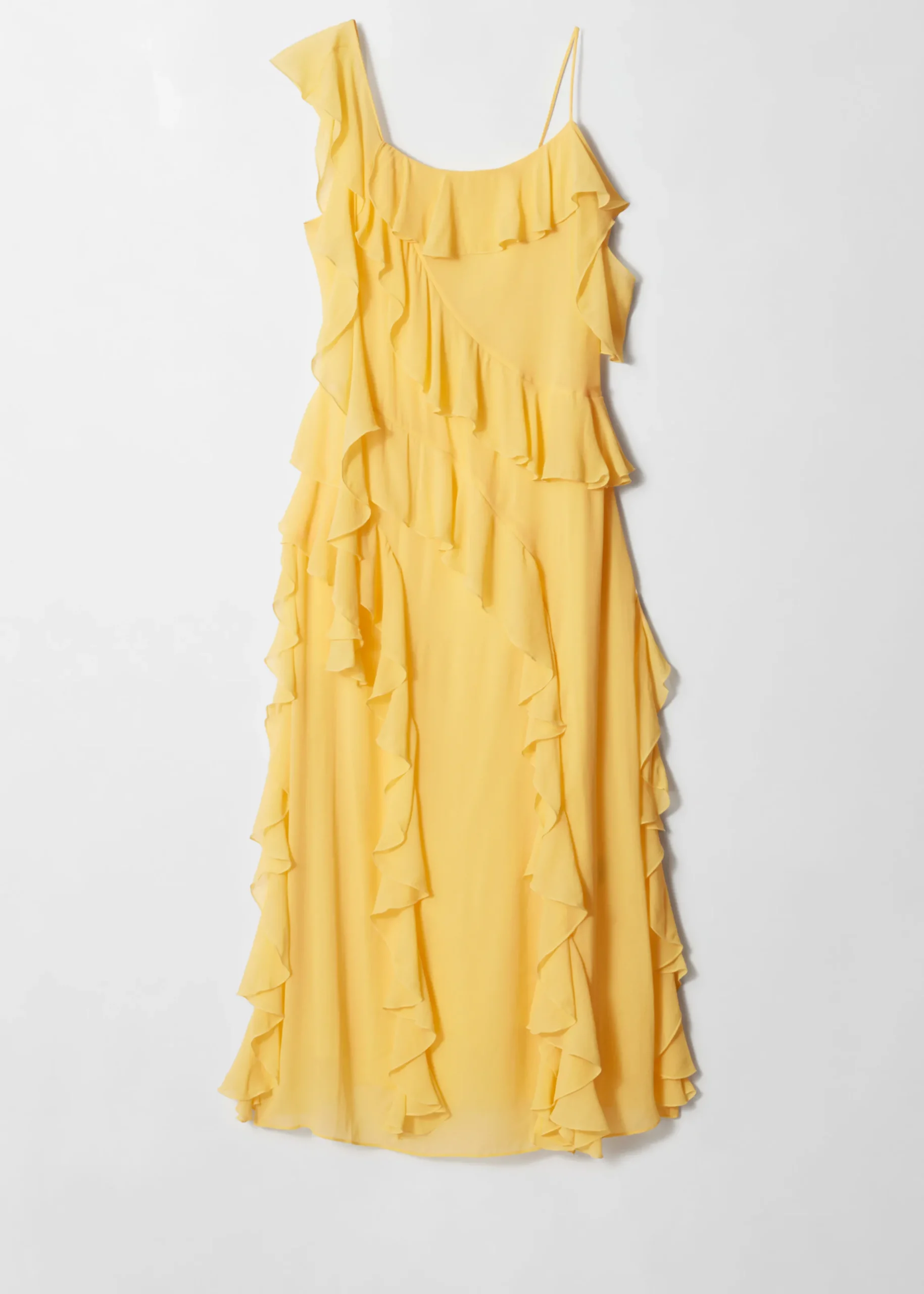 Maxikleid mit Volants