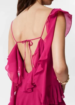 Maxikleid mit Volants