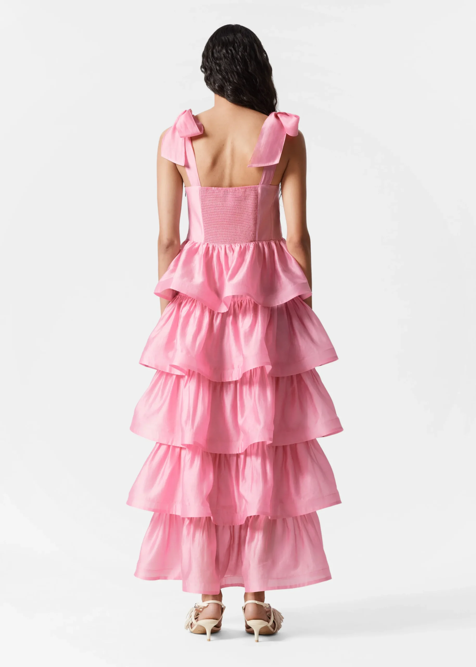 Maxikleid mit Volants