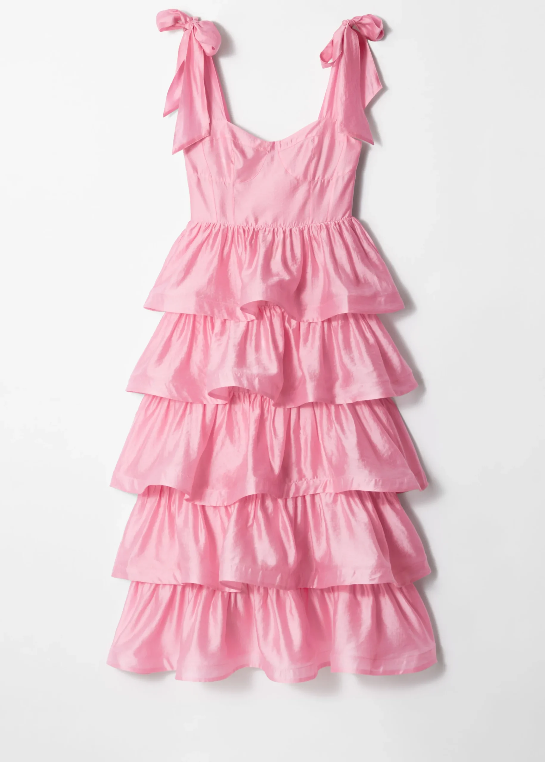 Maxikleid mit Volants