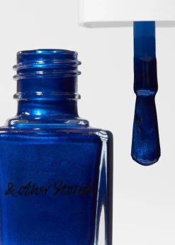 Metallic Blue Nagellack