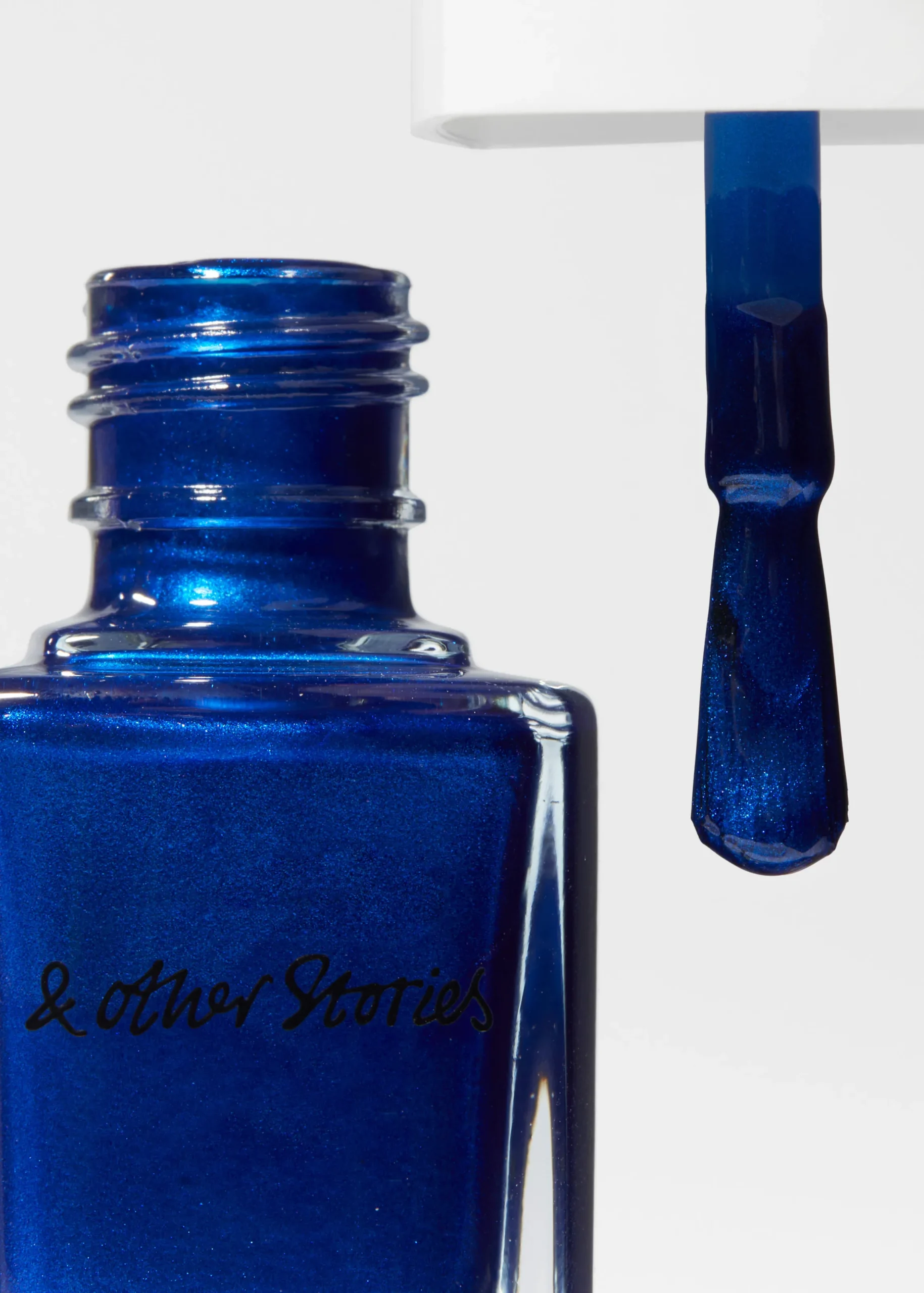 Metallic Blue Nagellack