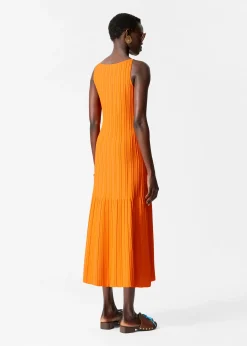 Midikleid aus Rippstrick