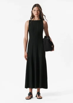 Midikleid aus Rippstrick