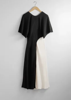 Midikleid aus Satin