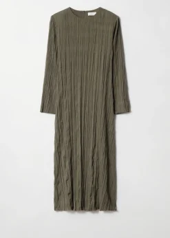Midikleid in Knitteroptik