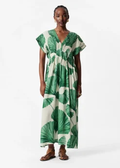 Midikleid mit Falten