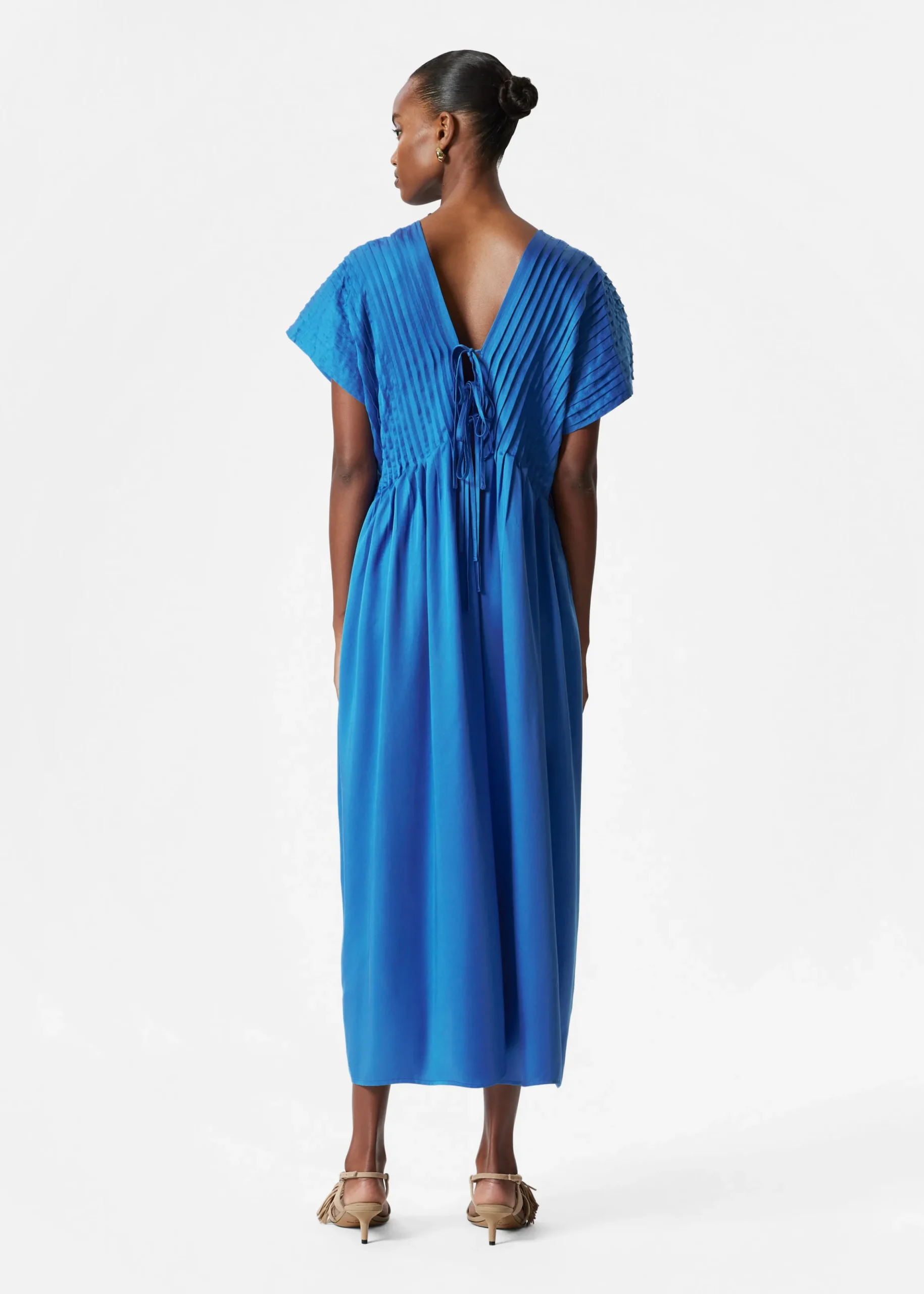 Midikleid mit Falten