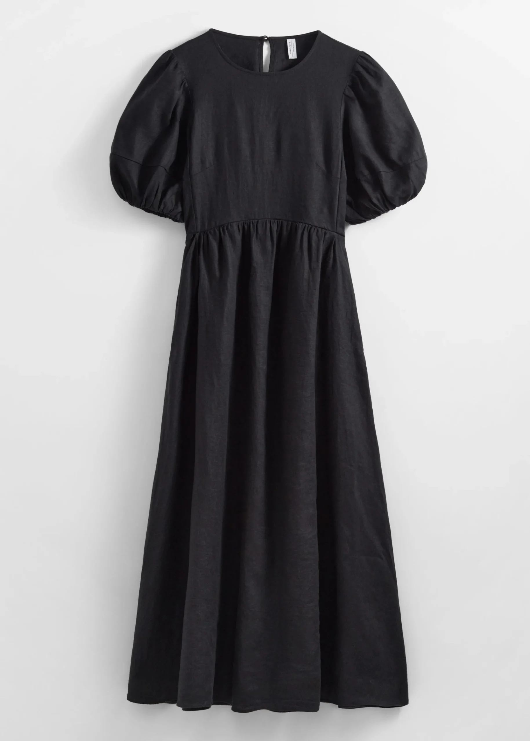 Midikleid mit Puffärmeln