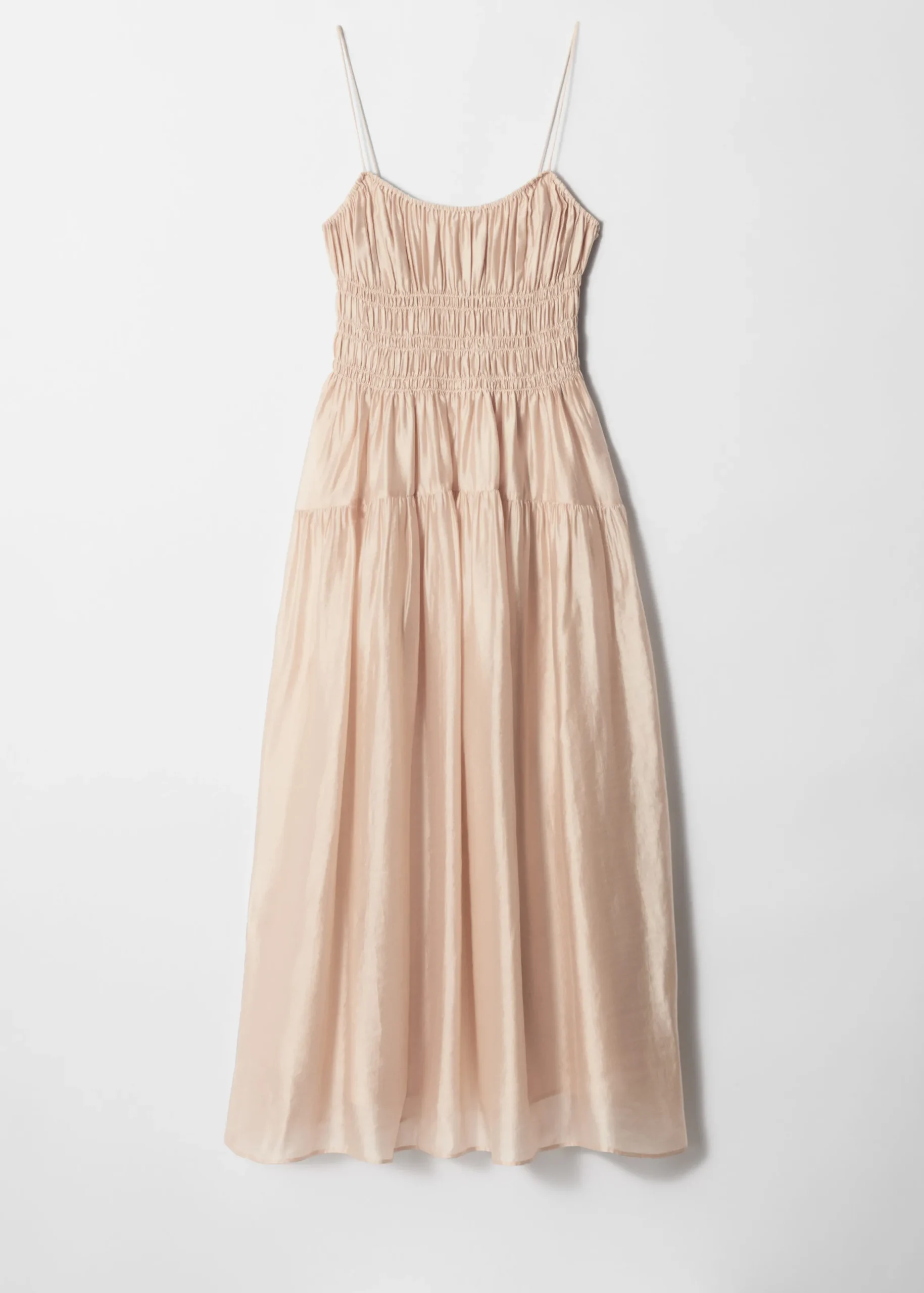 Midikleid mit Raffungen