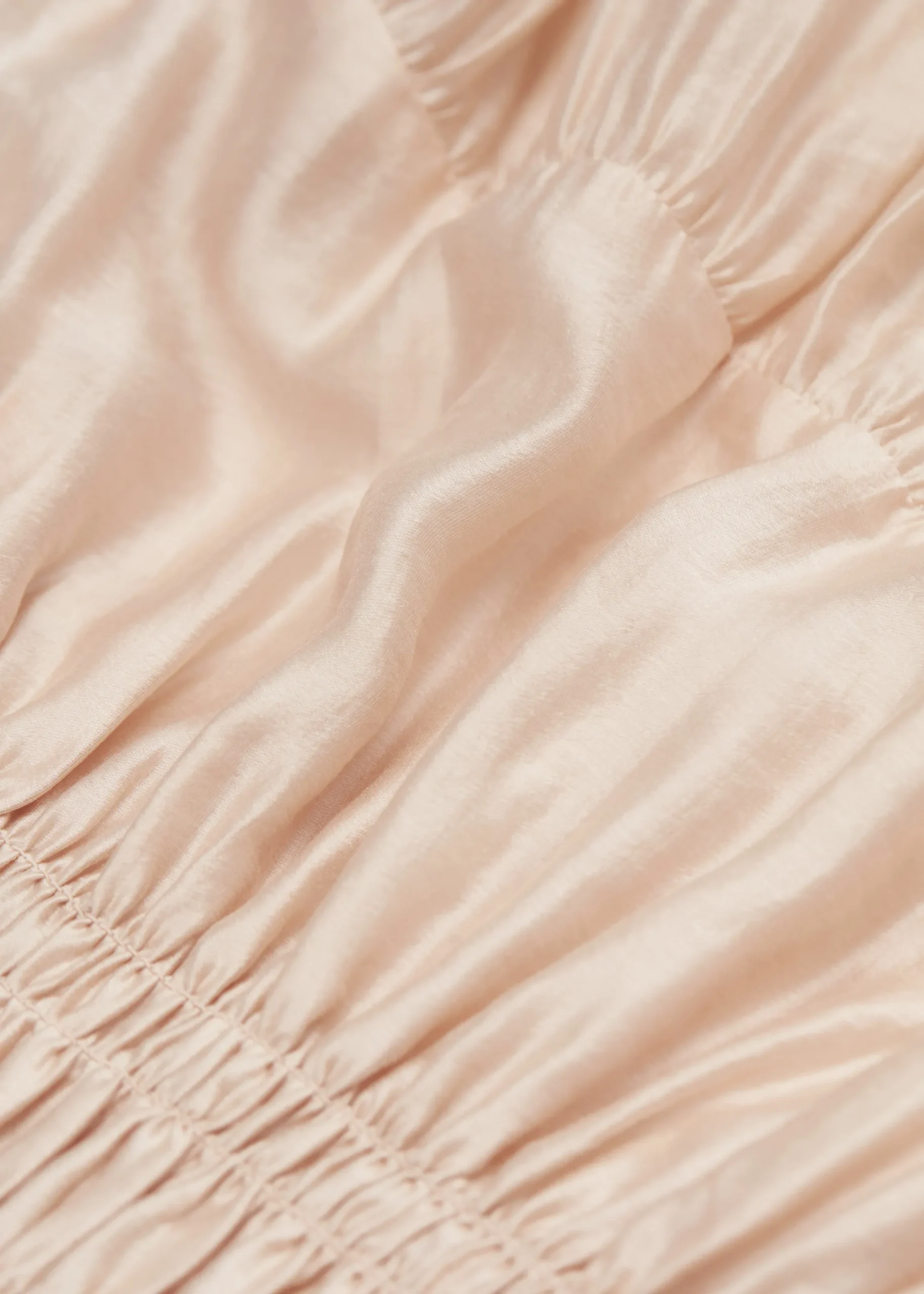 Midikleid mit Raffungen