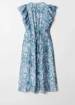Midikleid mit Rüschen