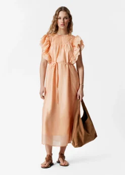 Midikleid mit Rüschen