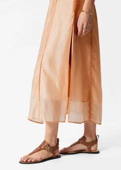 Midikleid mit Rüschen