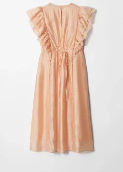 Midikleid mit Rüschen