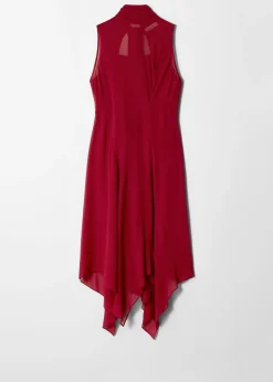 Midikleid mit Schal