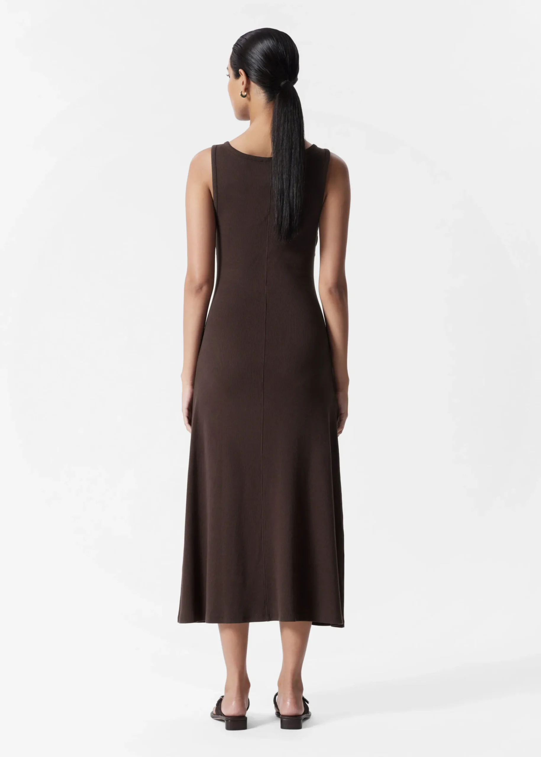 Midikleid mit Schnallendetail