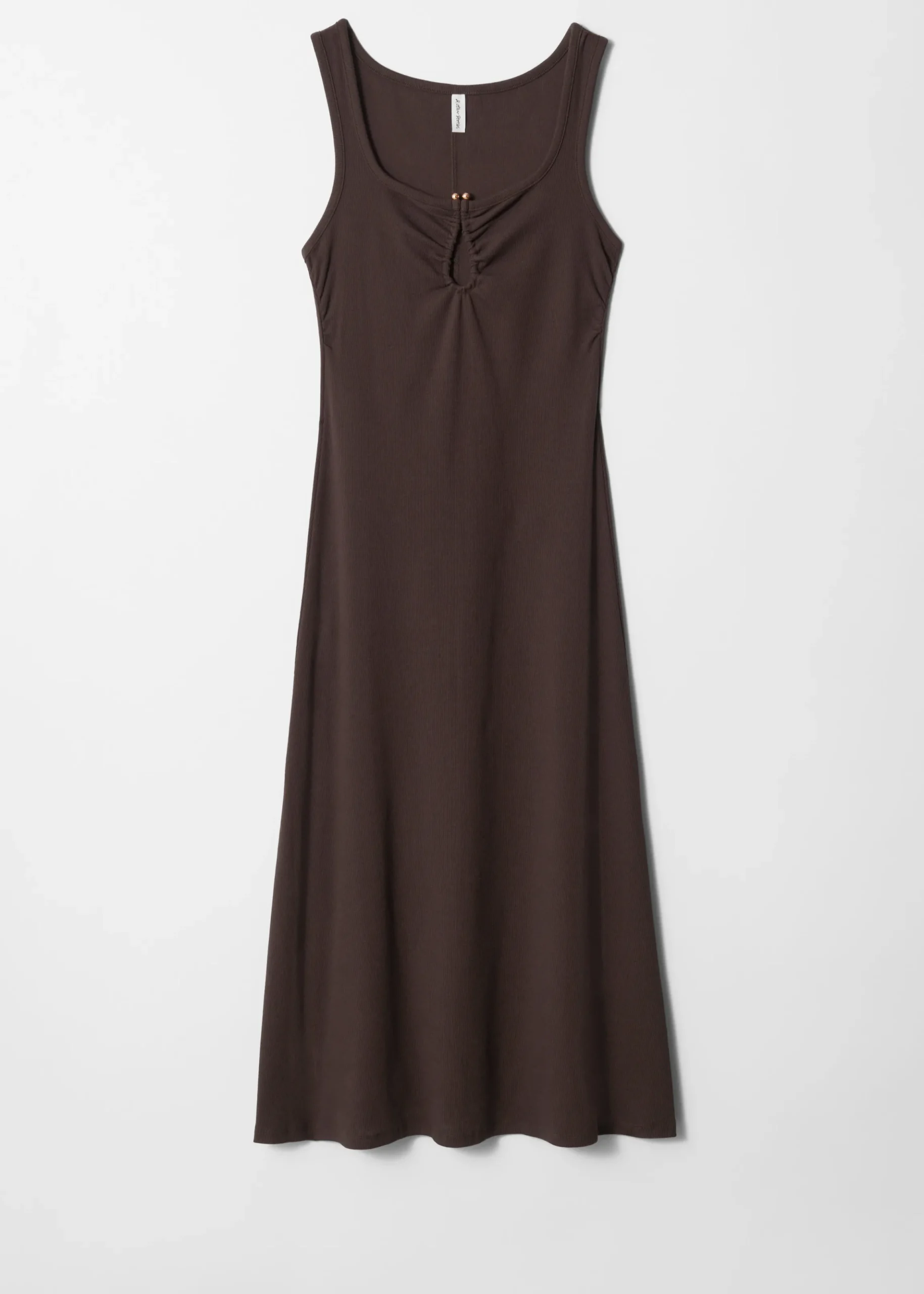 Midikleid mit Schnallendetail