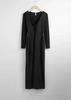 Midikleid mit Twist-Detail