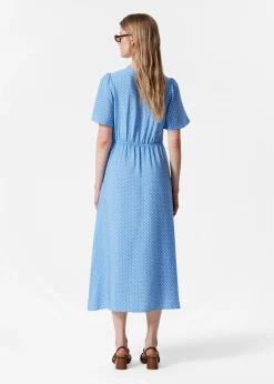 Midikleid mit V-Ausschnitt