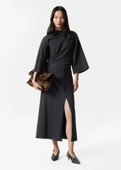 Midi-Sweatshirtkleid