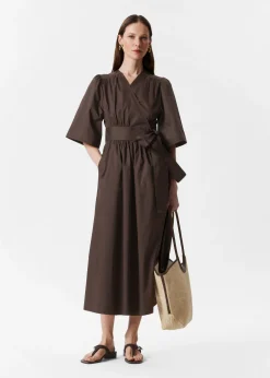 Midi-Wickelkleid