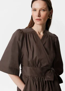 Midi-Wickelkleid