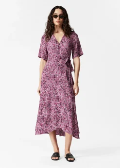 Midi-Wickelkleid