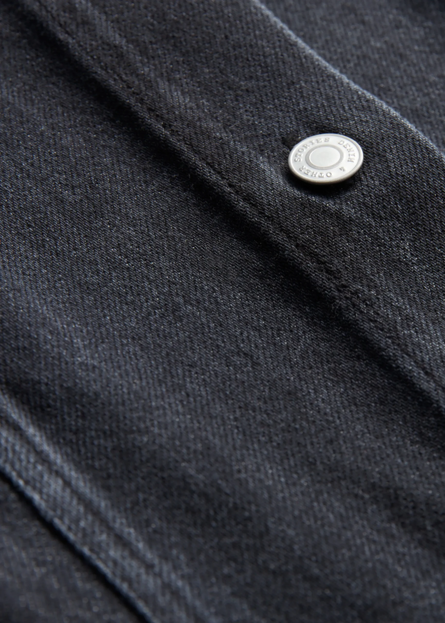 Mini-Hemdkleid aus Denim