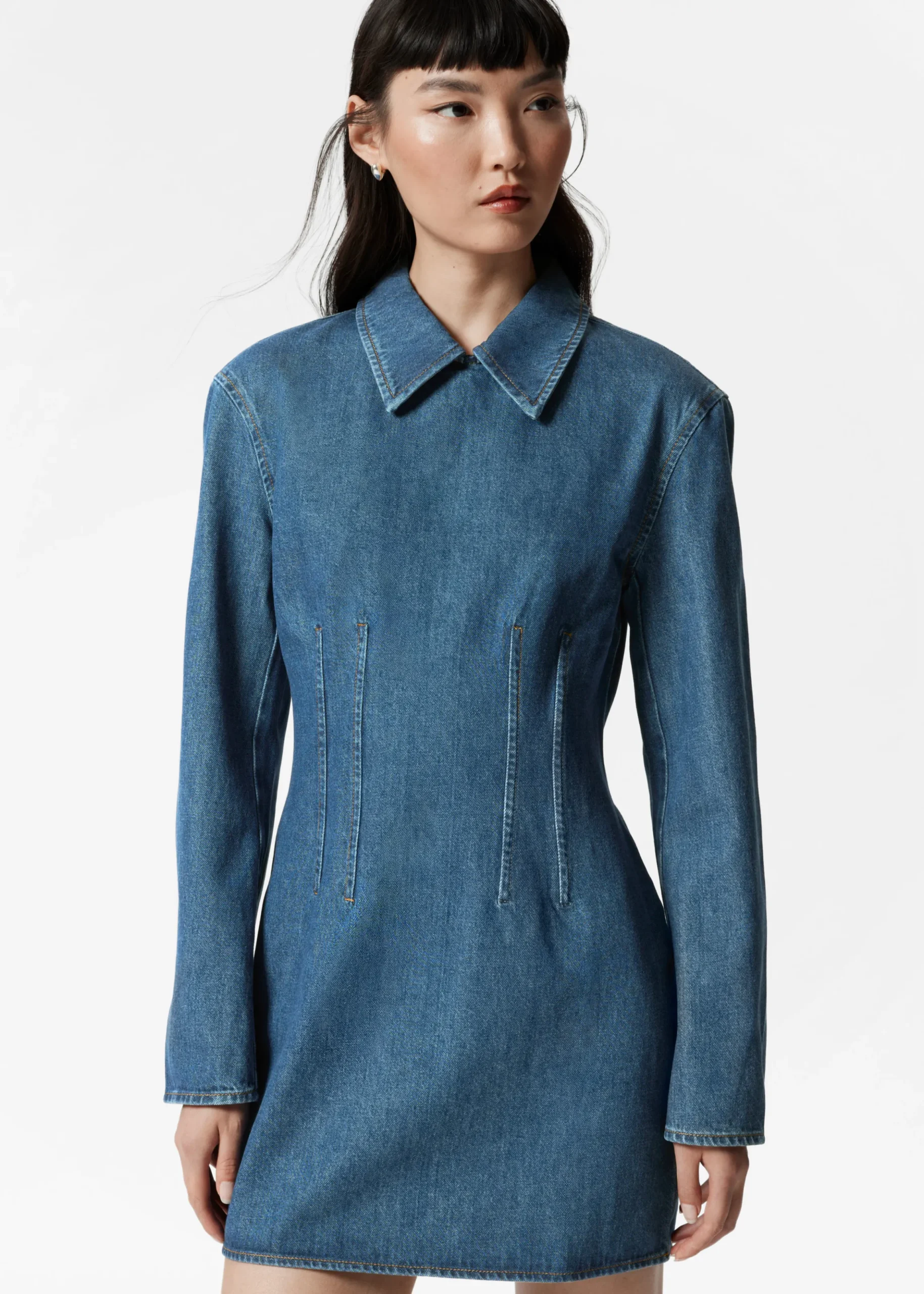 Minikleid aus Denim