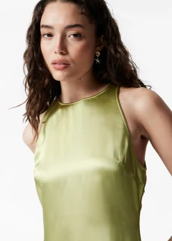 Minikleid aus Satin