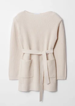 Minikleid aus Wolle mit Gürtel