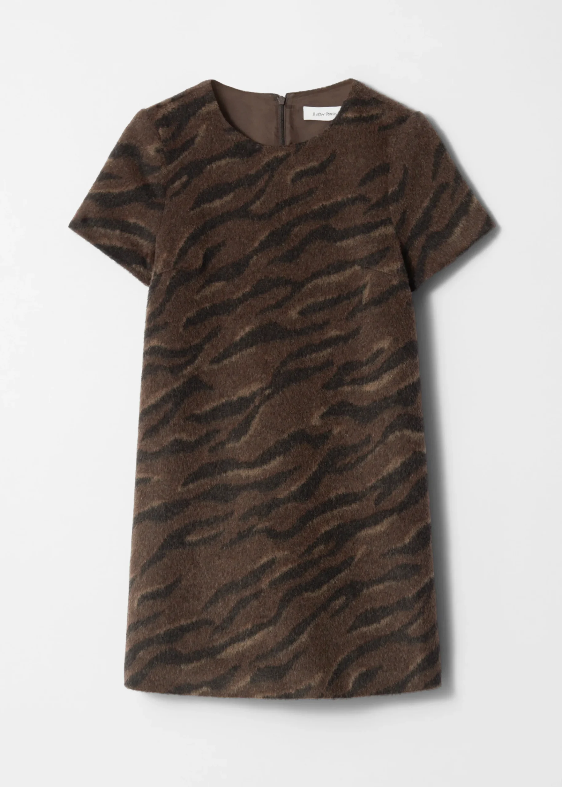 Minikleid aus Woll-Jacquard