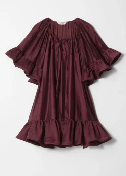 Minikleid mit Rüschen