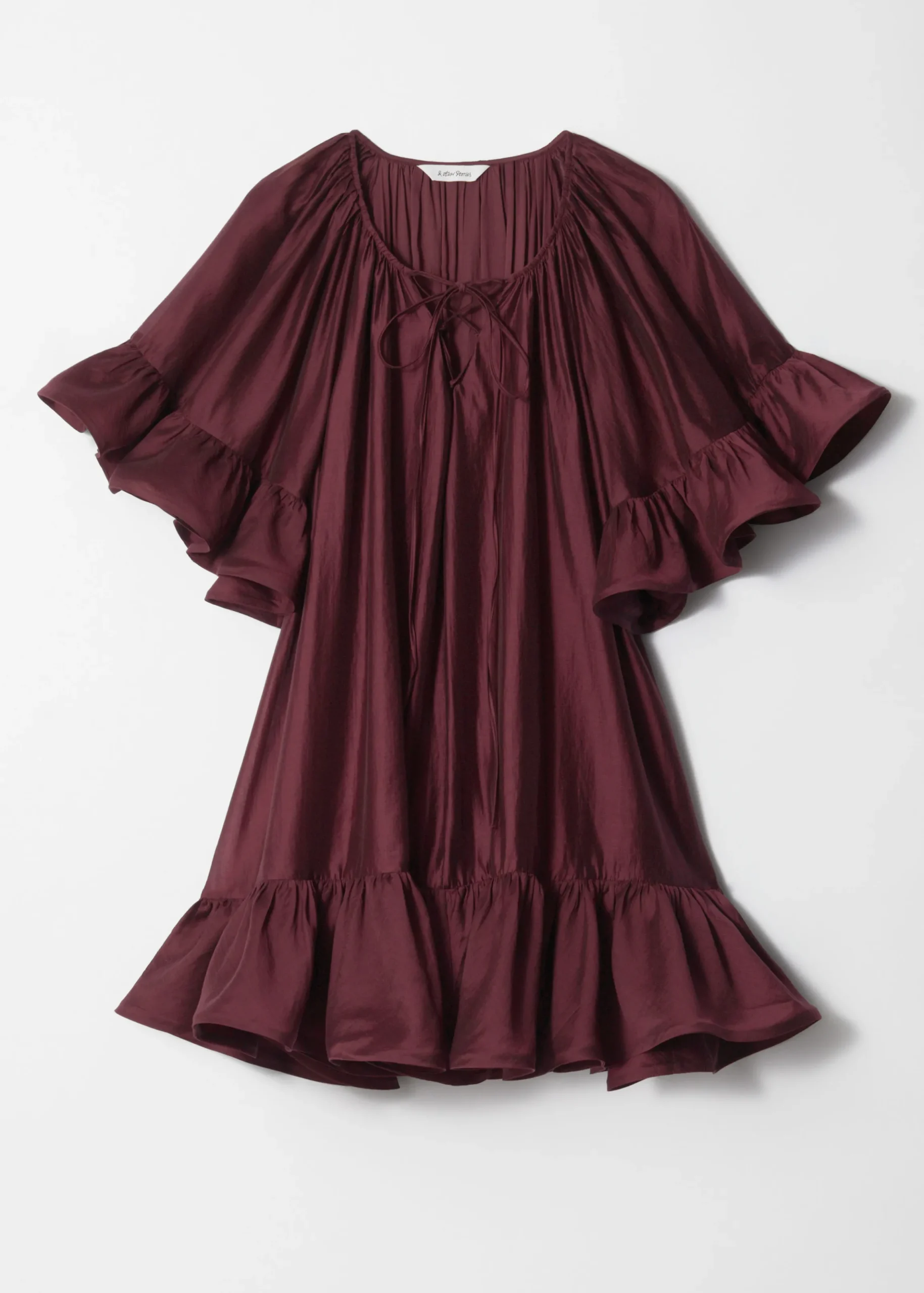 Minikleid mit Rüschen
