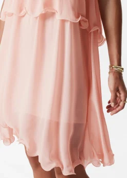 Minikleid mit Rüschen