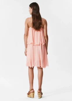 Minikleid mit Rüschen
