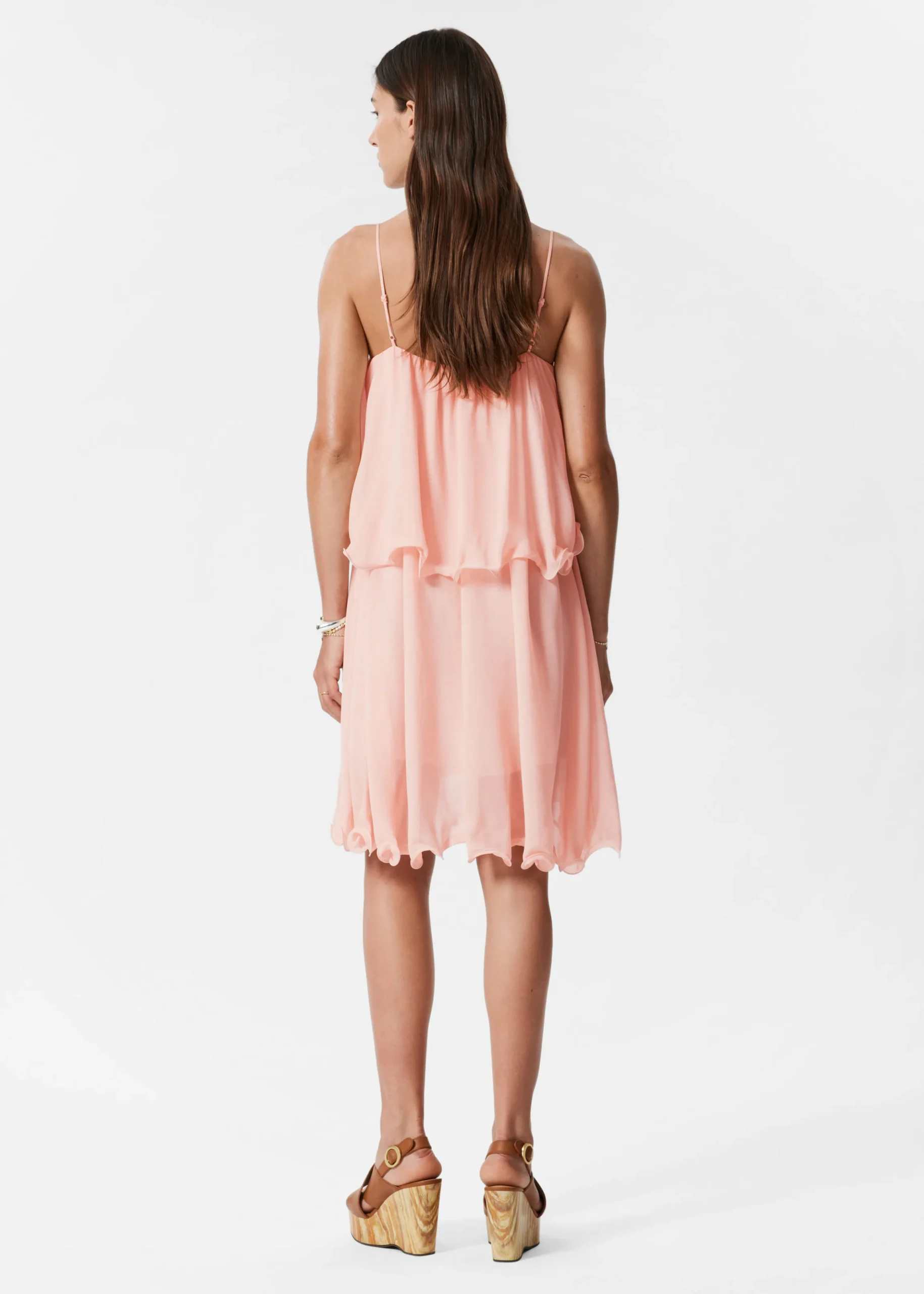 Minikleid mit Rüschen