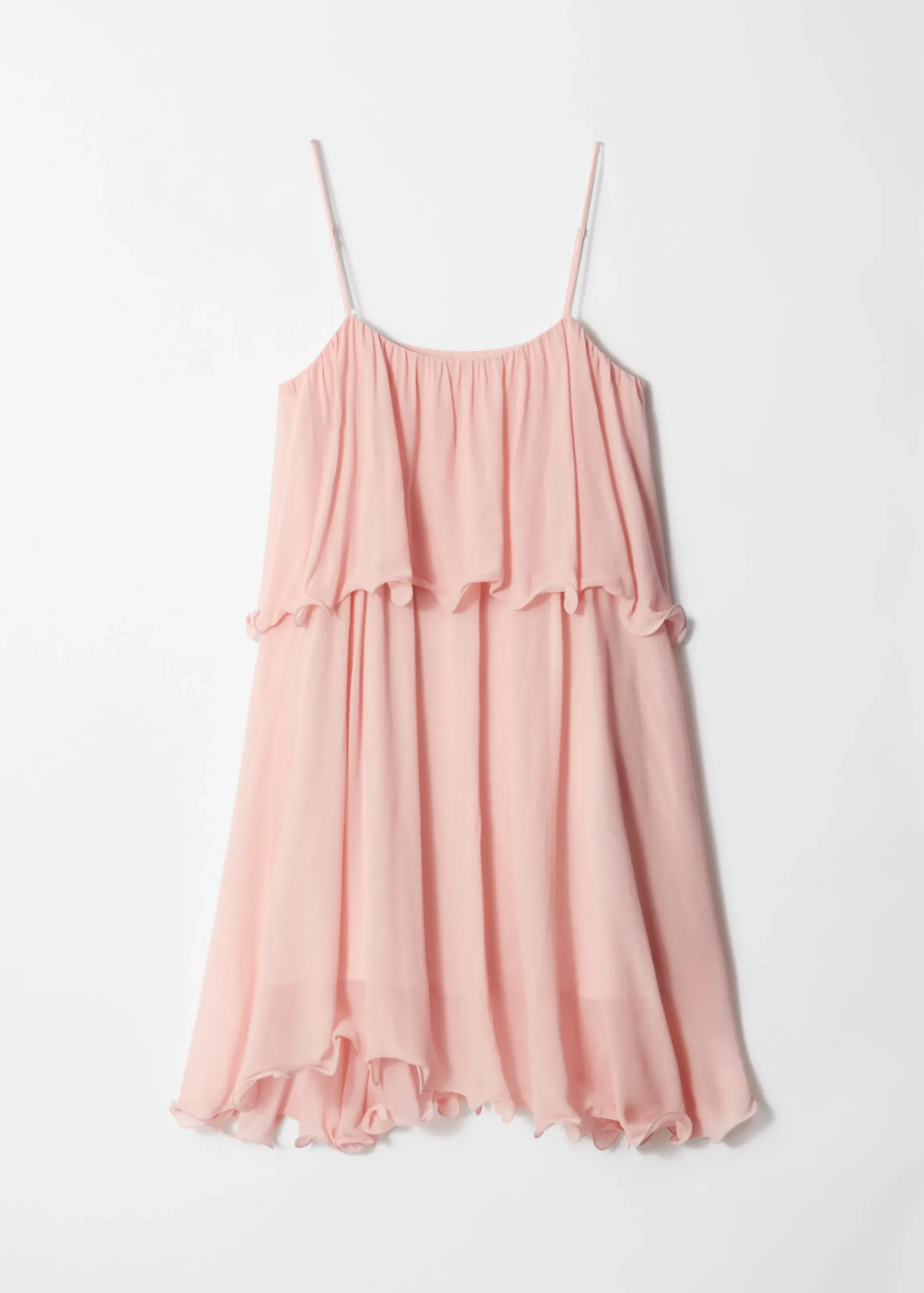 Minikleid mit Rüschen