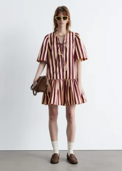 Minikleid mit Schößchen