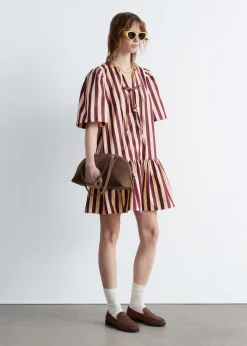 Minikleid mit Schößchen