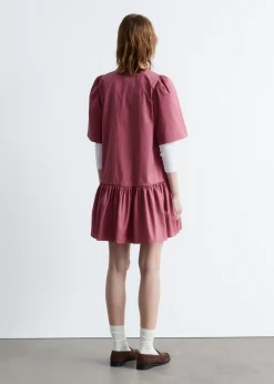 Minikleid mit Schößchen