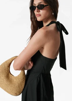 Neckholder-Midikleid