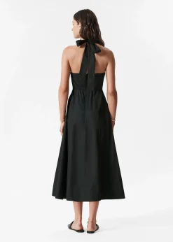 Neckholder-Midikleid