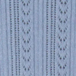 Oberteil aus Pointelle-Strick mit Rollkragen